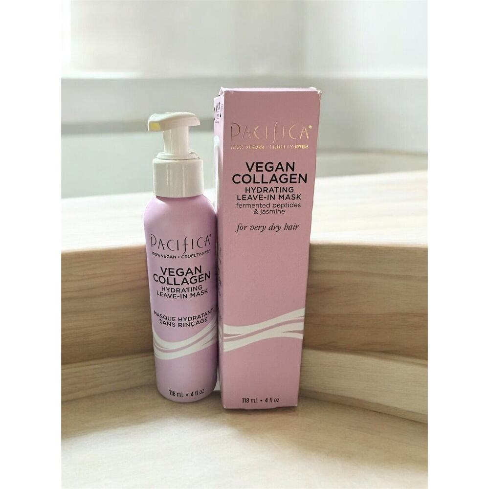 Pacifica Vegan Collagen Hydrating Leave-In Repair Hair Mask Treatment 4oz